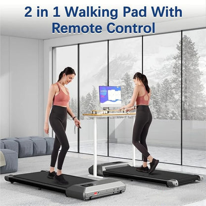 Superun Under-Desk Walking Treadmill with Bluetooth & App Control