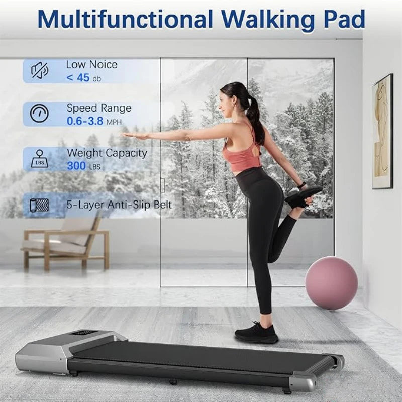 Superun Under-Desk Walking Treadmill with Bluetooth & App Control