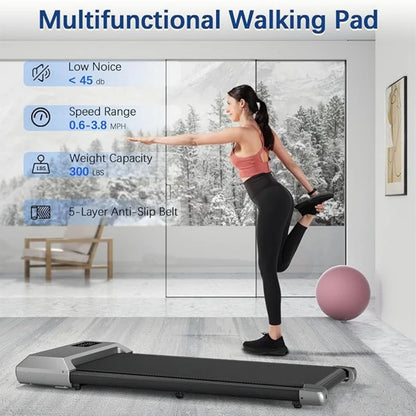 Superun Under-Desk Walking Treadmill with Bluetooth & App Control