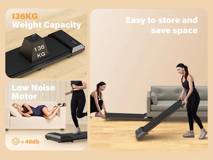 Superun Under-Desk Walking Treadmill with Bluetooth & App Control